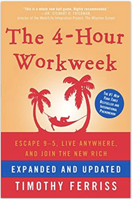 Cover from the book The 4-Hour Workweek.